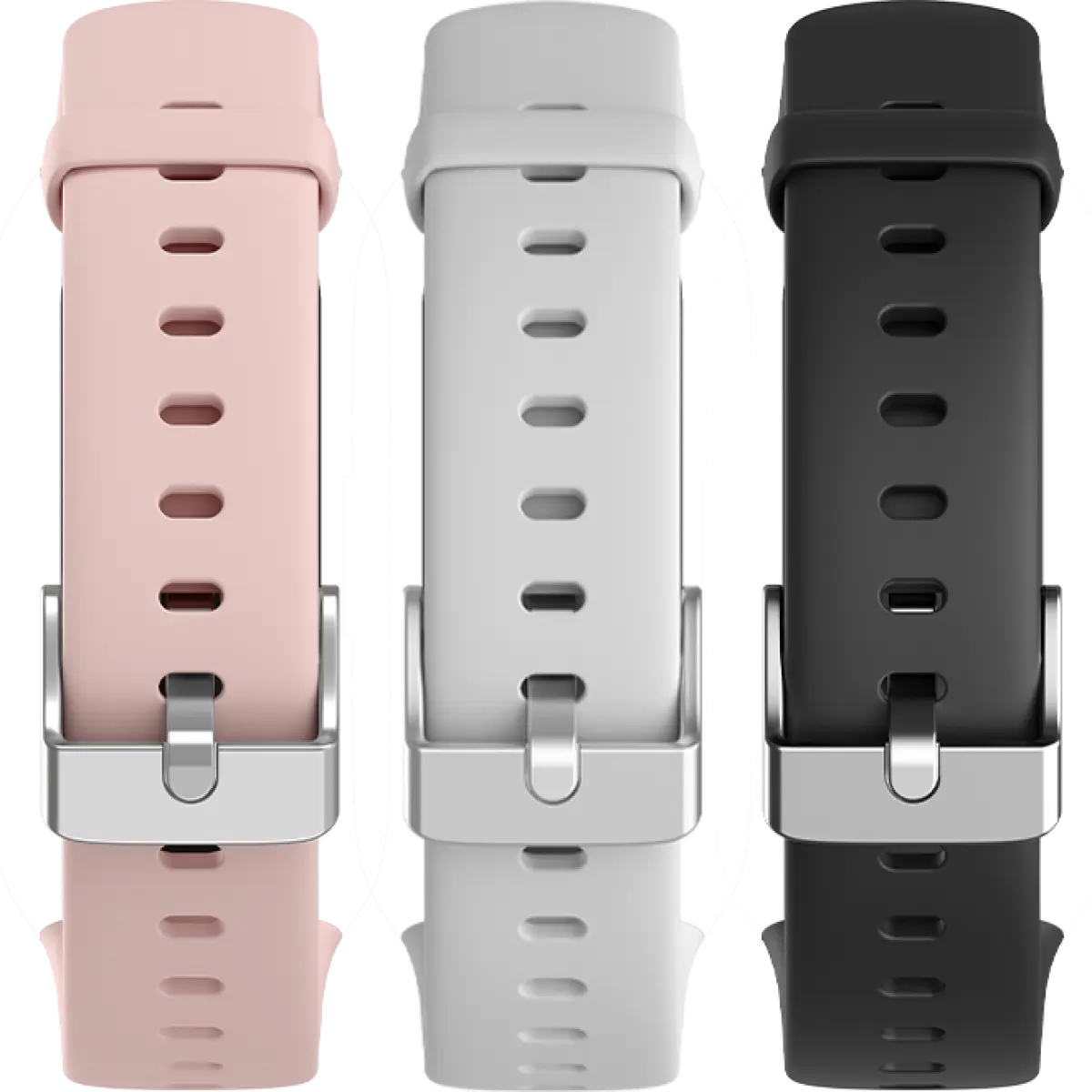 Replacement Silicone Band for GENERIK SMART GTL2 Fitness Tracker, 3-Styles Bundle